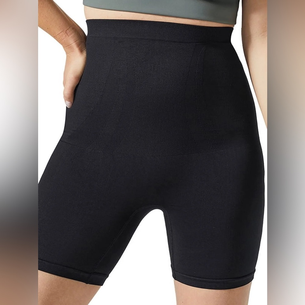 Blanqi Women’s High-Waisted Black Shapewear Postpartum Support Shorts
